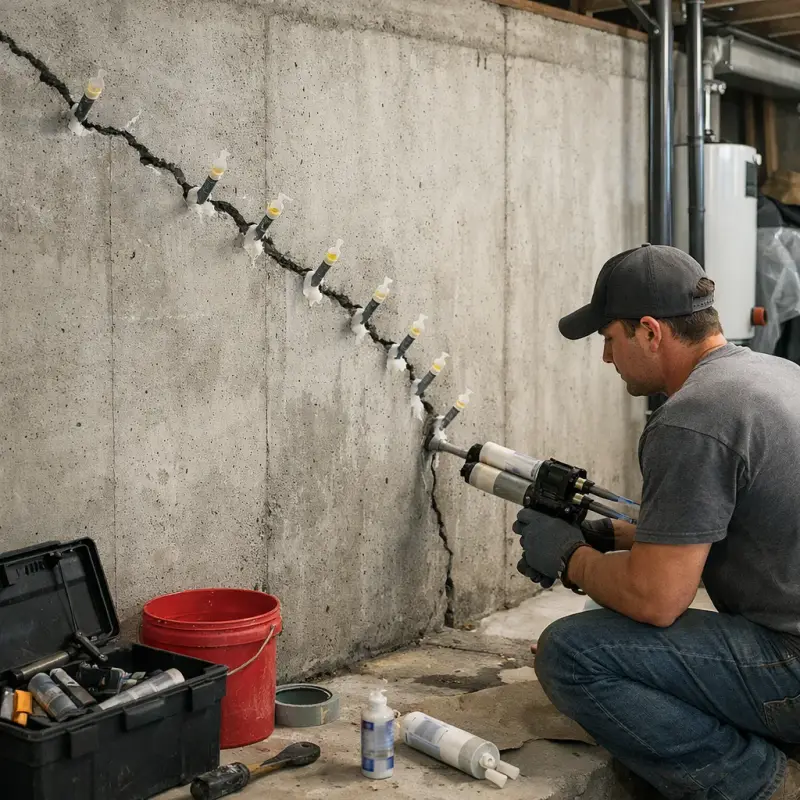 Basement Wall Crack Repair Manassas