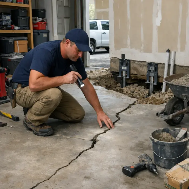 Foundation Settling Repair Manassas